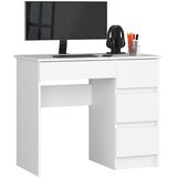 AKORD A-7 Računalniška Miza, Desna Izvedba, Bela, (5000332928) | Shoptok.si