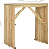 vidaXL barski stol 100 x 60 x 110 cm od impregnirane borovine | shoptok.hr