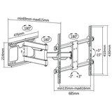 Cabletech univerzalni LED TV nosilec 37-70 inch UCH0205 | Shoptok.si