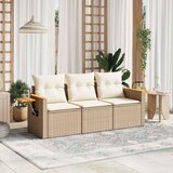  3-dijelni set vrtnih sofa od poliratana s jastucima bež | shoptok.hr