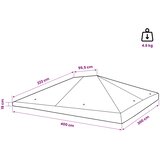Gazebo Pokrivač 300 x 400 cm Plava | Eponuda.ba