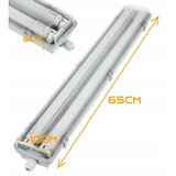  LED tehnička fluorescentna svetiljka T8 2xG13/10W/230V 6000K 60 cm IP65 bela | Eponuda.com