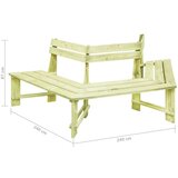  Klupa 240 cm od impregnirane borovine | shoptok.hr