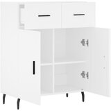  Komoda bijela 69,5x34x90 cm od konstruiranog drva | shoptok.hr