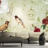  Tapeta - Vintage birds 100x70 Cijene