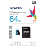 Adata MICRO SD 64GB Premier UHS-I Class 10 / V10 100/25 Mbps AUSDX64GUICL10A1-RA1 | Eponuda.ba