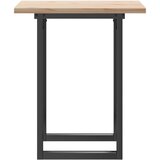  Blagovaonski stol O-oblika 70x70x75,5 cm od borovine i čelik | shoptok.hr