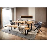 Landscape JEDILNA MIZA, masivno divji hrast črna, barve hrasta | Shoptok.si