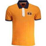 La Martina MEN'S ORANGE SHORT SLEEVED POLO SHIRT | ePonuda.com