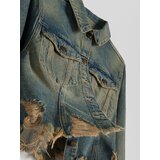 Reserved - Jakna s dirty wash efektom - indigo jeans | shoptok.hr