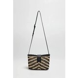 Marisse Black Straw Handbag Cijene