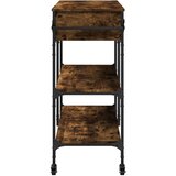 Kuhinjska kolica boja hrasta 105 x 42 x 95 cm konstruirano drvo | shoptok.hr