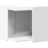 Kutija za mačji pijesak bijela 53x53x51 cm konstruirano drvo | Eponuda.com