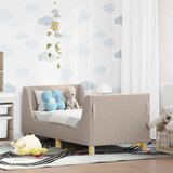  Okvir kreveta za malu djecu s naslonom Svijetlo siva | shoptok.hr