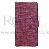  futrola textile flip za xiaomi redmi note 9 ljubicasta Cene