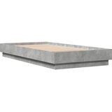  Okvir kreveta s LED svjetlima siva boja betona 75 x 190 cm | Eponuda.ba