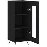  Komoda crna 34,5 x 34 x 90 cm od konstruiranog drva | Shoptok.si
