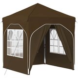 vidaXL Zložljivi šotor za zabave 192 x 192 x 245 cm Taupe, (5000218854) | Shoptok.si