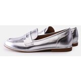 Gemre Silver Metallic Loafers Palinka | Shoptok.si