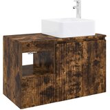  Set namještaja za kupaonicu 2 kom. Dimljeni hrast Smeđa 53 x 35 x 80 cm | shoptok.hr