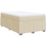 Maison Chic Box spring postelja - Vzmetna postelja z vzmetnico krem 120x190 cm blago SL18283, (21884474) | Shoptok.si