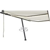  Avtomatska tenda LED + senzor 450x300 cm krem, (20702724) Cene