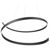 CINQUE Crna LED viseća svjetiljka s metalnim sjenilom ø 75 cm Cinardi – | shoptok.hr