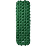 vidaXL Napihljivo ležišče za kampiranje zeleno 190x58x6 cm | Shoptok.si