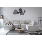 MID.YOU SEDEŽNA GARNITURA, rebrasti žamet bež | Shoptok.si