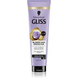 Schwarzkopf Gliss Blonde Hair Perfector regeneracijska maska za lase za posvetljene lase ali lase s prameni 150 ml