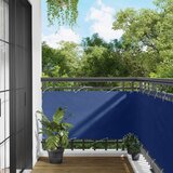  Balcony ekran Plava 75 x 200 cm PU prekriveni oksford alu - Plava 75 x 200 cm | shoptok.hr