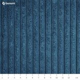 Bobochic Paris Temno modra sedežna garnitura iz rebrastega žameta 274 cm Leonard – | Shoptok.si