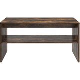  Klubska miza Dimljeni oreh 80 x 50 x 40 cm Konstruiran les, (5000120254) | Shoptok.si