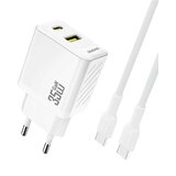 Dudao A27MAXCEU PD QC 35W USB-A USB-C POLNILEC ZA TELEFONE S KABLOM USB-C, (5000262110) Cene