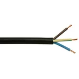  Gumirani kabel (H05RN-F3x0,75, 5 m, črne barve)