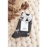 Aura.via Women's 3-Pack Christmas Socks Festive Gray and Navy Blue | shoptok.hr