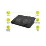 Port Stojalo z ventilatorjem za NB do 15.6, dvojni ventilator za hlajenje, USB 901099 | Shoptok.si