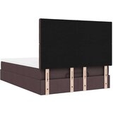  Otomanska postelja z vzmetnico rjav 140x190 cm blago, (22011854) | Shoptok.si