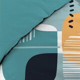 Douceur d intérieur Plavozelena pamučna posteljina za bračni krevet 200x200 cm Sprint – | shoptok.hr