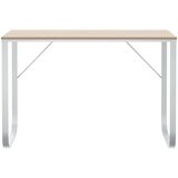 vidaXL Stol za računalo bijeli i boja hrasta 110x60x73 cm od iverice | shoptok.hr
