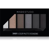 Magic Studio 6 Color Palette Eyeshadows paleta sjenila za oči nijansa 03 Smoky 6.3 g Cijene