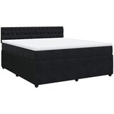  Krevet s oprugama i madracem crni 180x200 cm baršunasti | shoptok.hr