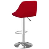 vidaXL Barski stolček vinsko rdeč žamet, (20967379) | Shoptok.si