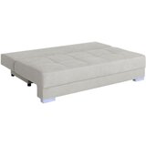 P & B ZOFA S POSTELJNO FUNKCIJO, krem barve tekstil, leseni material | Shoptok.si