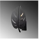 Opviq Zidna lampa LEAF crna, metal 21 x 12 cm, visina 28 cm, E27 40 W, Sivani - MR - 843 | shoptok.hr
