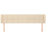  Uzglavlje s ušima krem 203x23x78/88 cm od tkanine | shoptok.hr