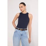 TRENDYOLMILLA ženski bodi Twoss20Bd0044, tamnoplava Cene