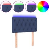  LED uzglavlje plavo 80 x 7 x 78/88 cm od tkanine | shoptok.hr