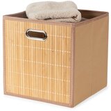 Compactor Škatla za shranjevanje iz bambusa v naravni barvi 31x31x31 cm – | Shoptok.si