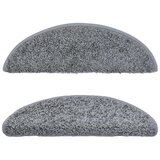  Tepisi za stepenice 15 kom sivi 56 x 17 x 3 cm | shoptok.hr